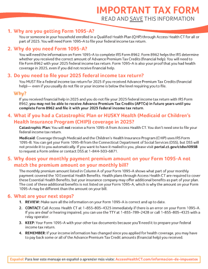 1095A instructions